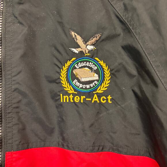 WearGuard Inter-Act Jacket Education Zip Up Heavy Windbreaker Eagle Logo Pin - Picture 4 of 15